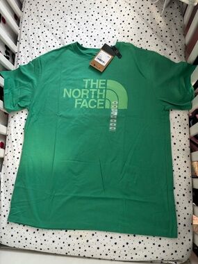 The North Face Green Logo Short Sleeve Tee